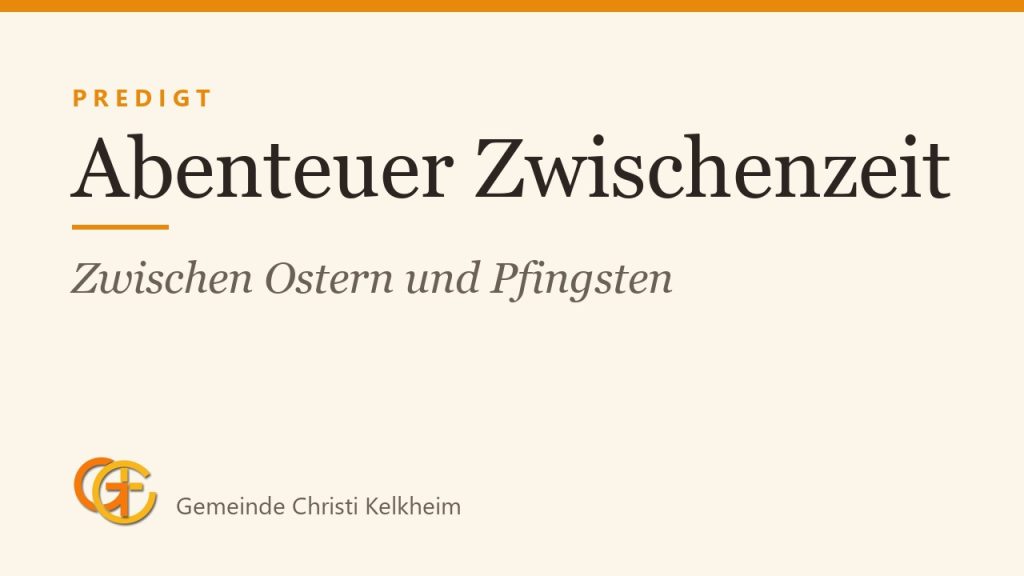 Willkommen im Abenteuer deiner Zwischenzeit